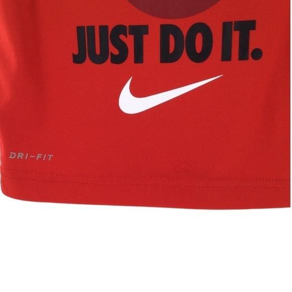 Nike Red Big Graphics Baseball Shirt - Picture 6 of 7